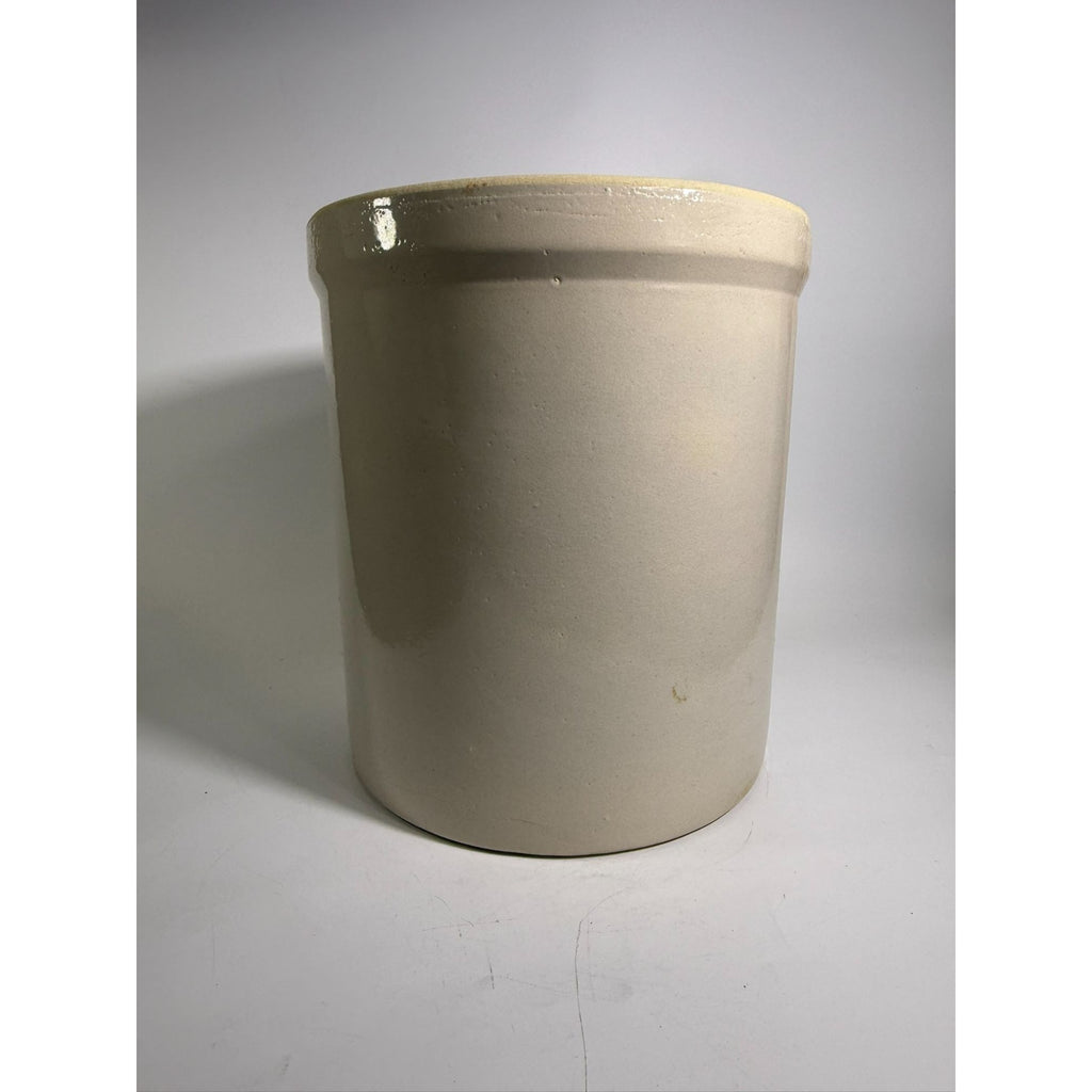 Antique Stoneware Crock Robinson Ransbottom Blue Crown 5 Gallon 1910s Made in USA Farmhouse Primitive Country Kitchen Rustic Cottage Granny