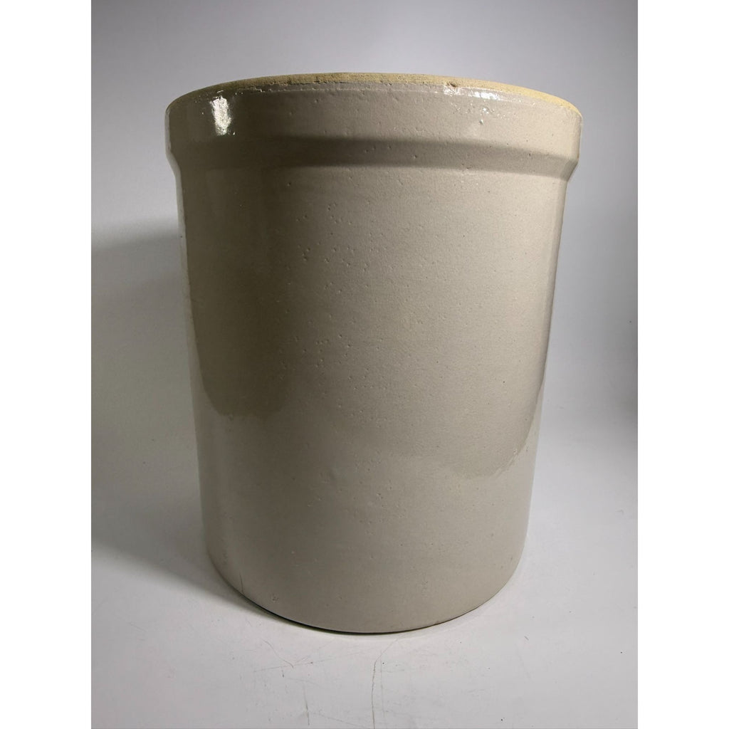 Antique Stoneware Crock Robinson Ransbottom Blue Crown 5 Gallon 1910s Made in USA Farmhouse Primitive Country Kitchen Rustic Cottage Granny