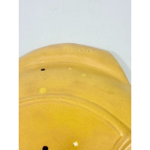 Serving Plate Platter Olives or Pickles Fish Holland Mold Hand Painted Mid Century Coastal Kitsch Vintage Scales Trinket Dish Gallery Wall