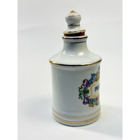 Apothecary Jars Paris France Style Porcelain Hand Painted Gold Trim Made in Japan Set 4 Bathroom Boudoir White Gold Canisters Decorative