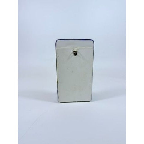 Photo Memorial Veteran Candle Holder Land of The Free Thanks to Our Brave Ceramic Picture Frame Patriotic American Vintage