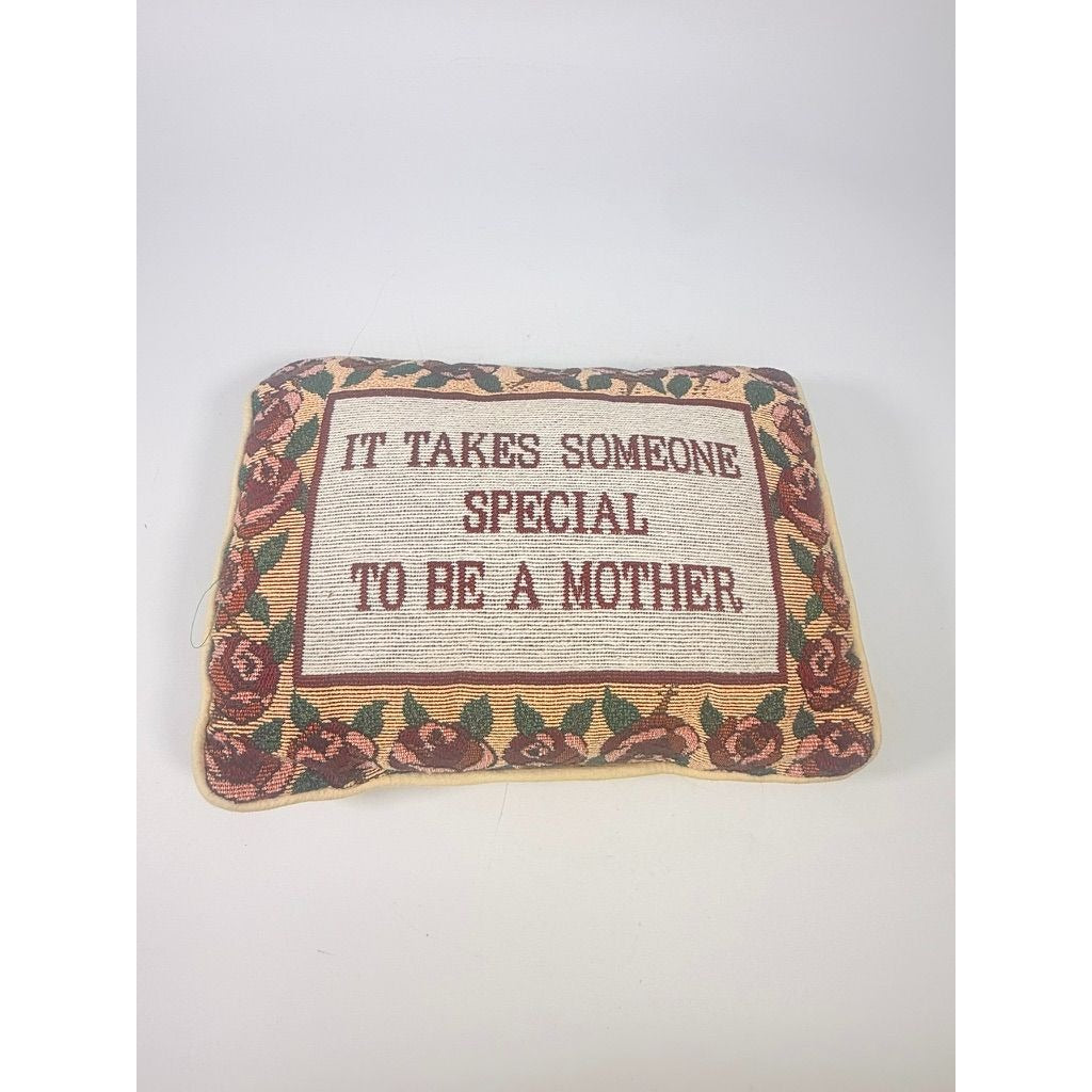 Tapestry Pillow It Takes someone special to be a Mother Vintage Love Flowers Home Decor Decorative Couch Chair Mothers Day Gift