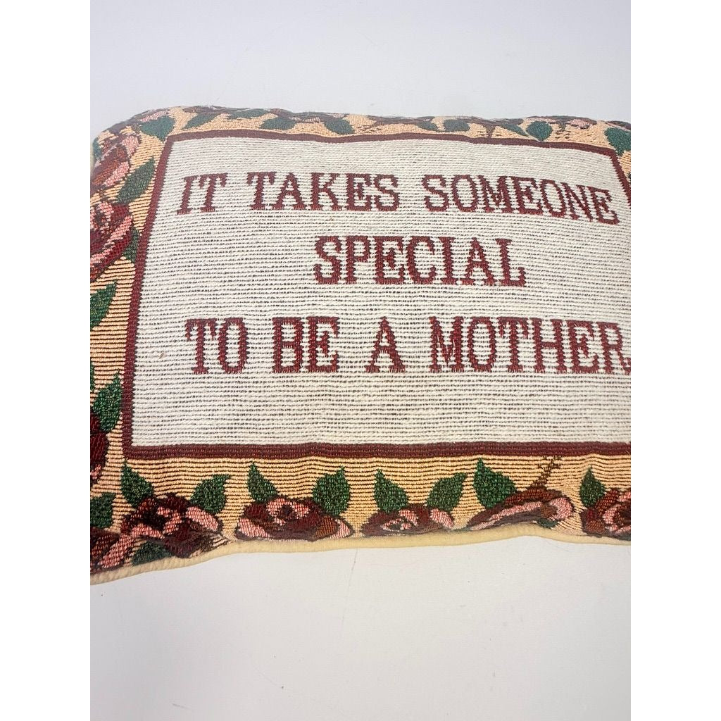 Tapestry Pillow It Takes someone special to be a Mother Vintage Love Flowers Home Decor Decorative Couch Chair Mothers Day Gift