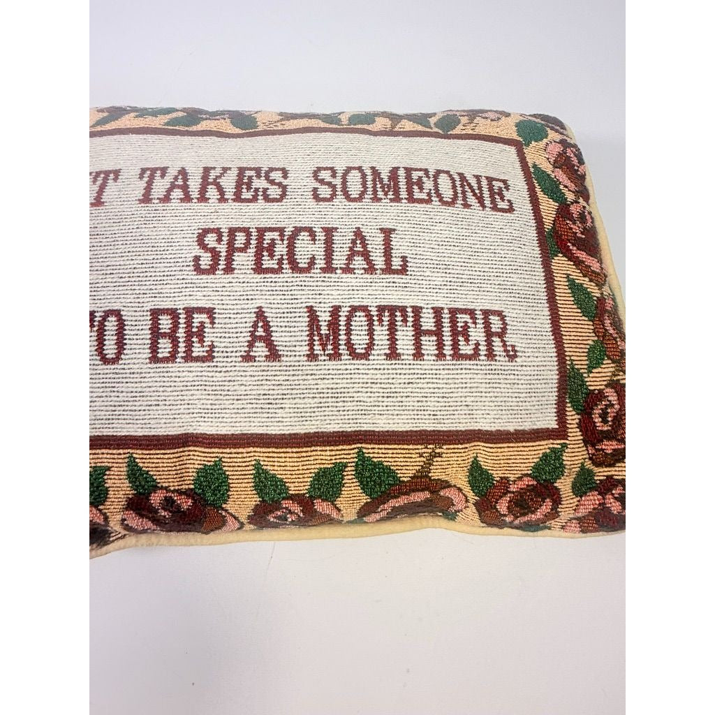 Tapestry Pillow It Takes someone special to be a Mother Vintage Love Flowers Home Decor Decorative Couch Chair Mothers Day Gift