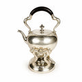 Silver Plated Tilting Tea Pot Urn with Stand Burner Reed and Barton 3970 Tea Service Vintage Silverplated Hollowware