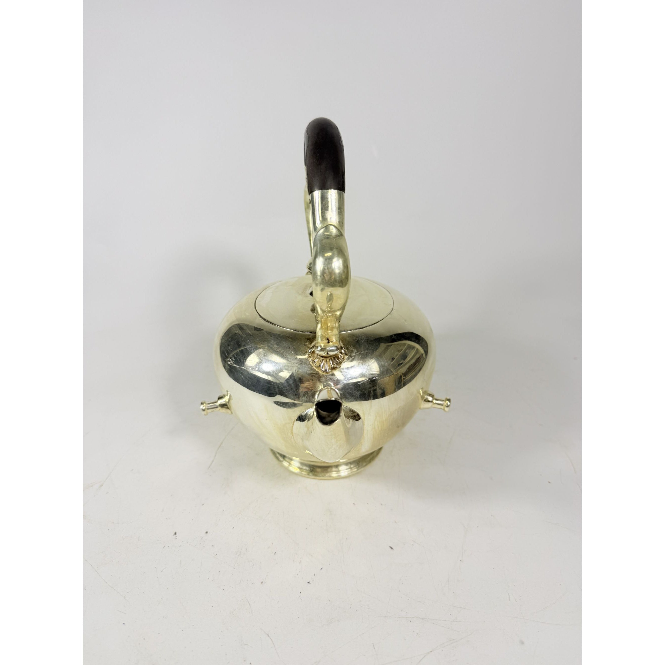 Silver Plated Tilting Tea Pot Urn with Stand Burner Reed and Barton 3970 Tea Service Vintage Silverplated Hollowware
