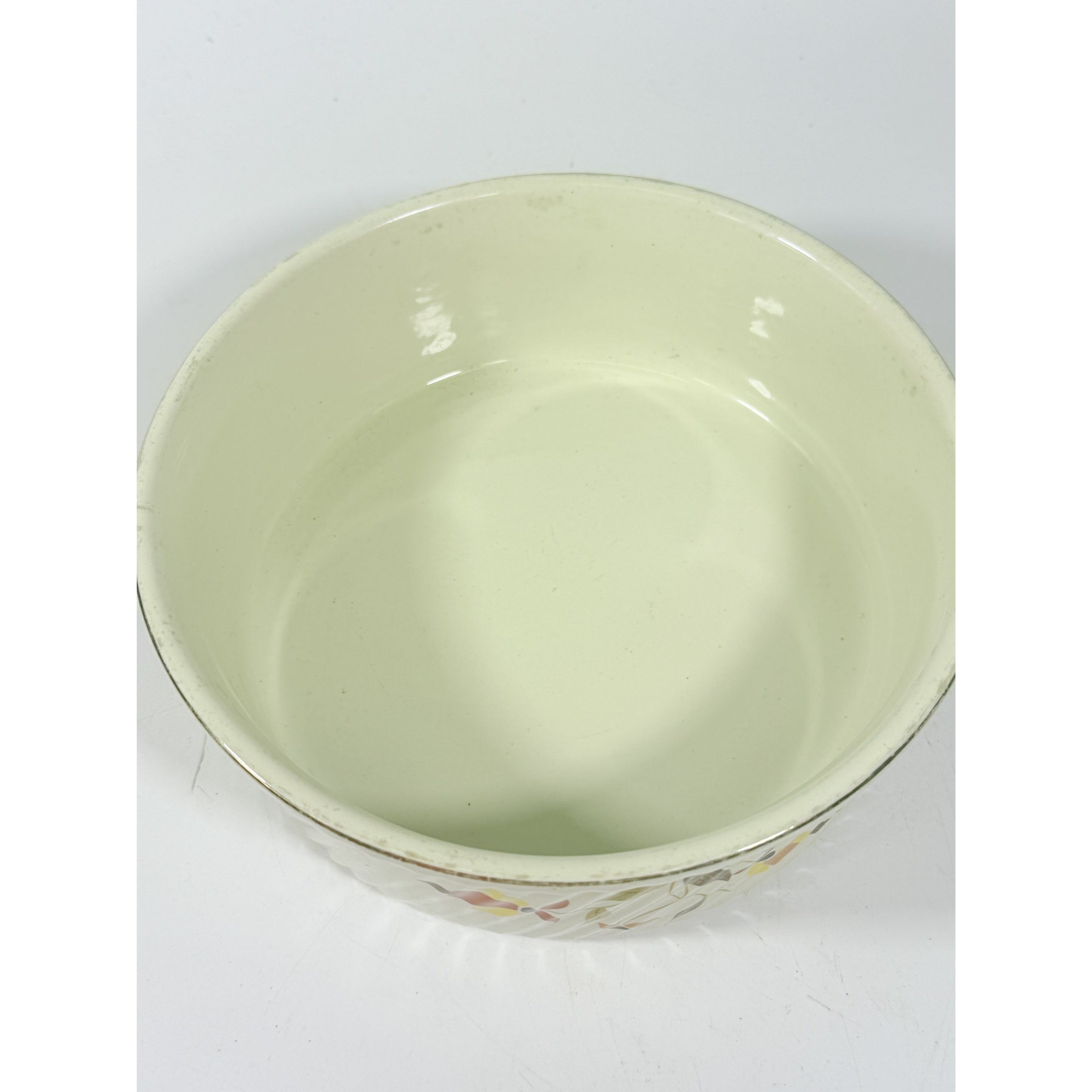 Souffle/Round Casserole Baking Dish Hall’s Jewel Tea Autumn Leaf Mid Century Cookware Bakeware Kitchenware Vintage Farmhouse Cottage Granny