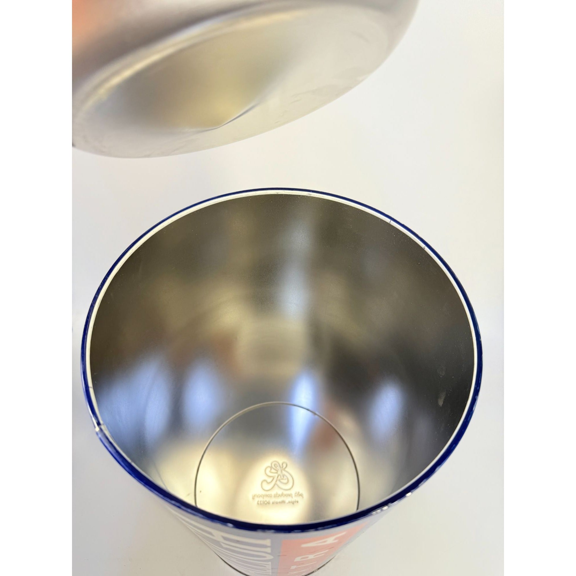Tube Ashtray  Raleigh Extra Adverting Memorabilia Floor Trash Can Vintage Cigarette Stand | Red and White Aluminum Ash tray Smoking Stand