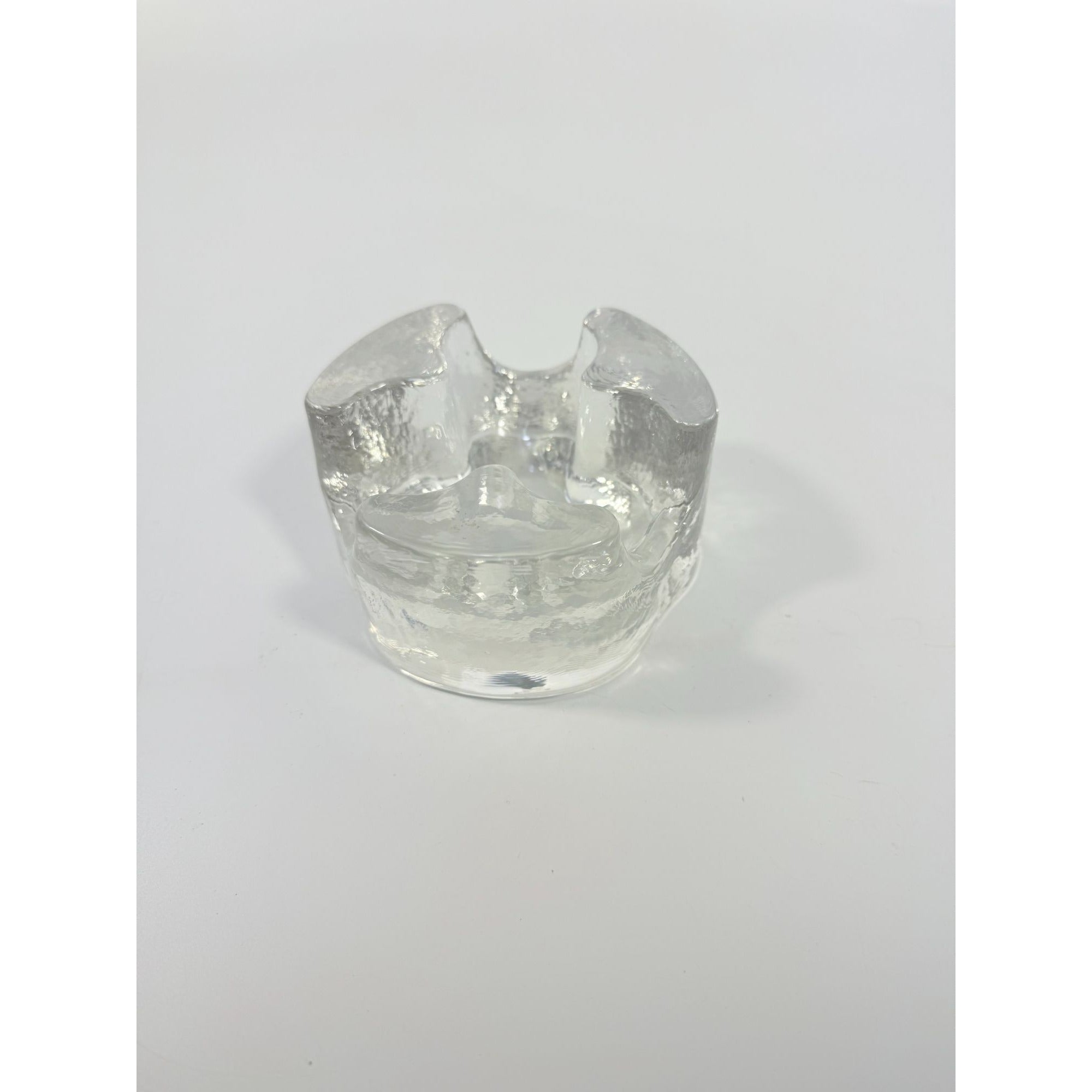 Votive Candle Holder Glasdesign Georg Shütte Handerbeit Vintage Mid Century German Scandanavian Heavy kunstvoll gestaltet