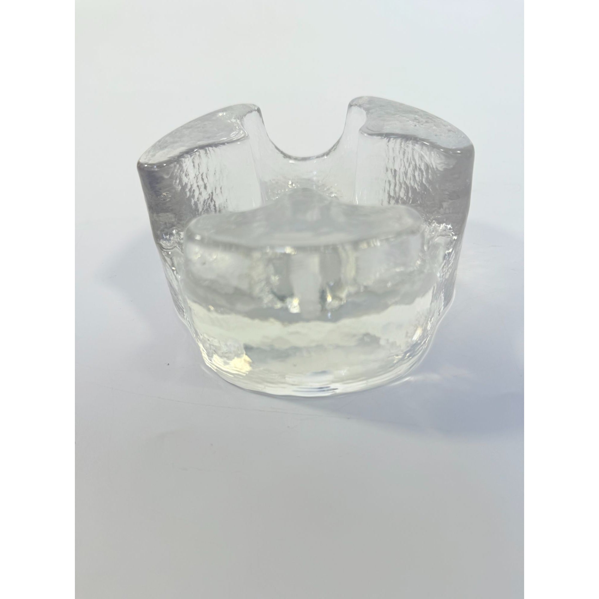 Votive Candle Holder Glasdesign Georg Shütte Handerbeit Vintage Mid Century German Scandanavian Heavy kunstvoll gestaltet