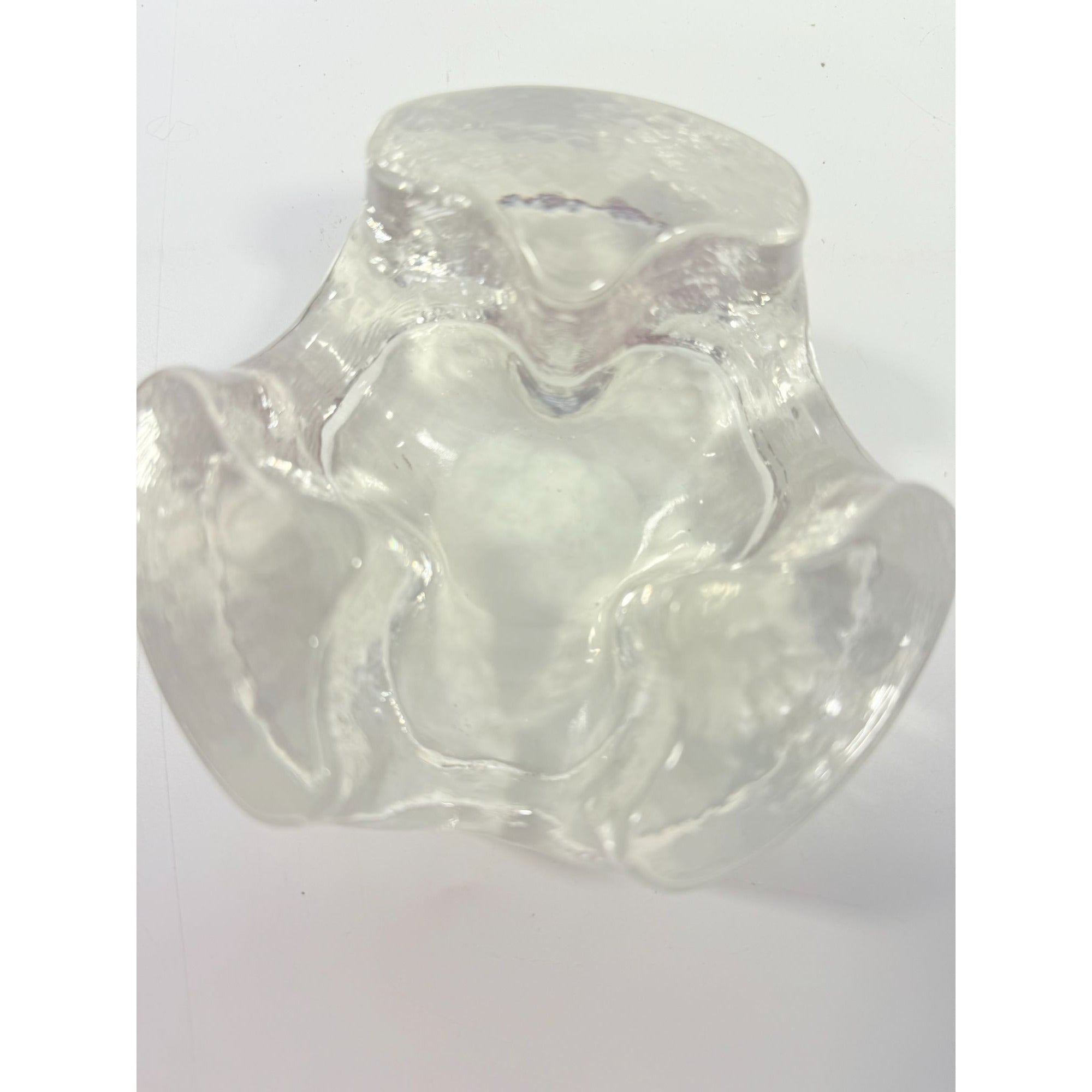 Votive Candle Holder Glasdesign Georg Shütte Handerbeit Vintage Mid Century German Scandanavian Heavy kunstvoll gestaltet