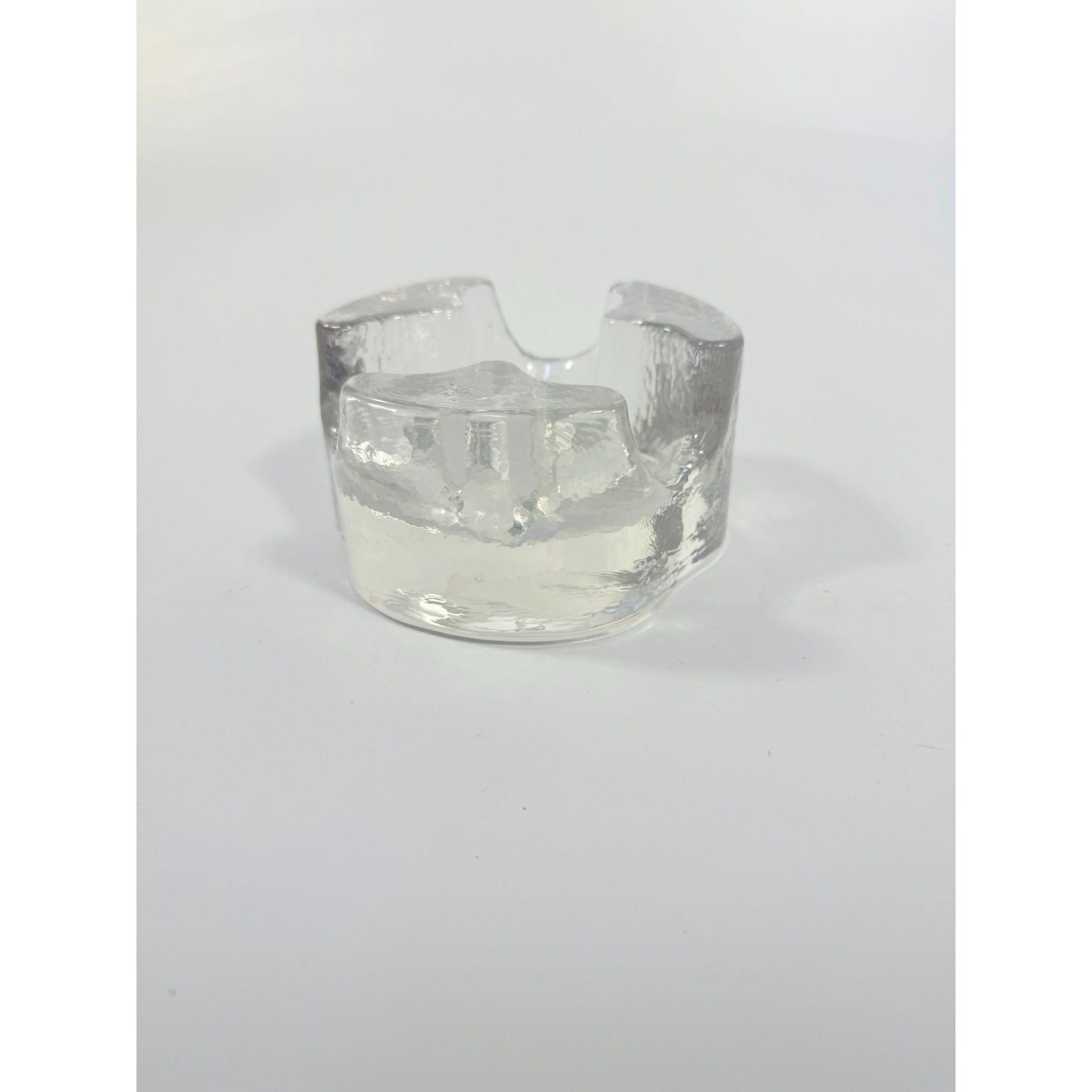 Votive Candle Holder Glasdesign Georg Shütte Handerbeit Vintage Mid Century German Scandanavian Heavy kunstvoll gestaltet