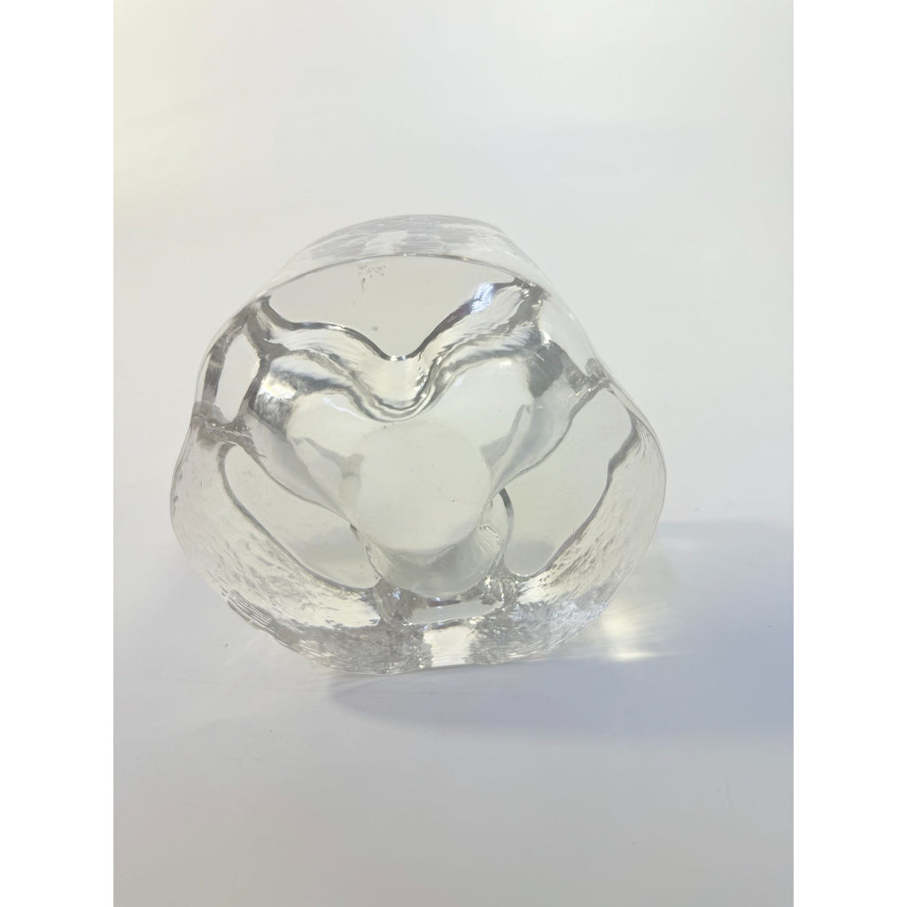 Votive Candle Holder Glasdesign Georg Shütte Handerbeit Vintage Mid Century German Scandanavian Heavy kunstvoll gestaltet