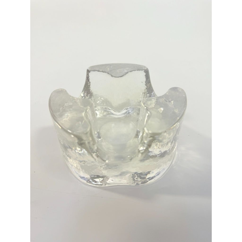 Votive Candle Holder Glasdesign Georg Shütte Handerbeit Vintage Mid Century German Scandanavian Heavy kunstvoll gestaltet