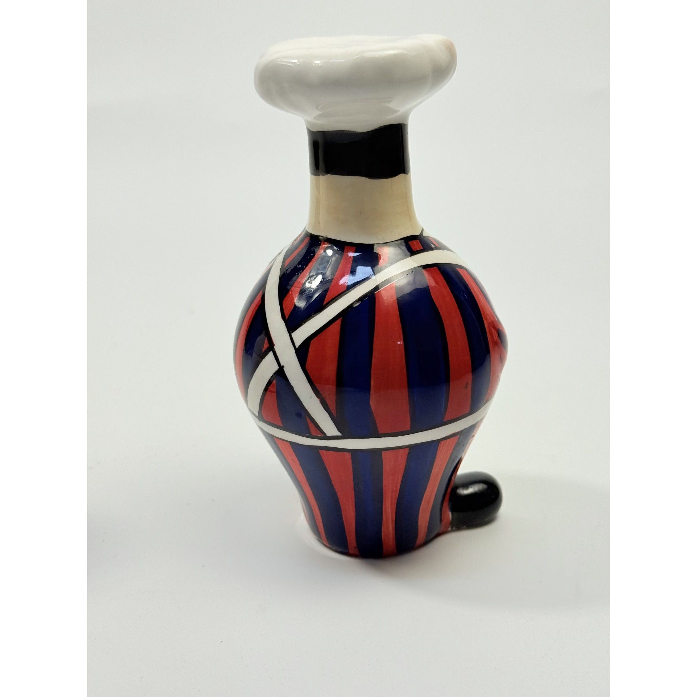 Salt and Pepper Shakers Mr and Mrs Chef Hand Painted Vintage Porcelain Ceramic Large Collectible Kitchen Tools Utensils