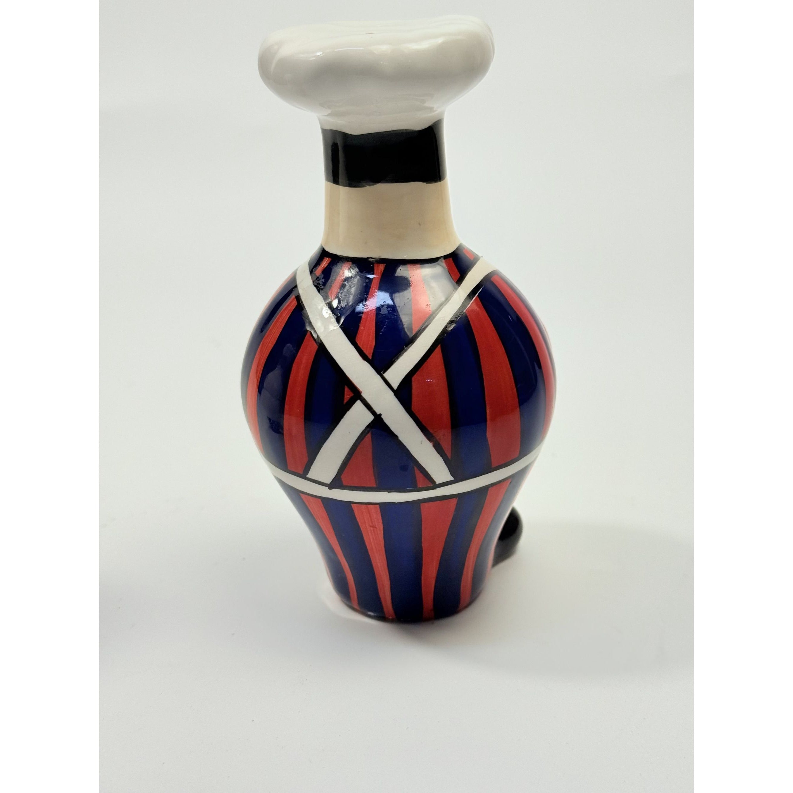 Salt and Pepper Shakers Mr and Mrs Chef Hand Painted Vintage Porcelain Ceramic Large Collectible Kitchen Tools Utensils