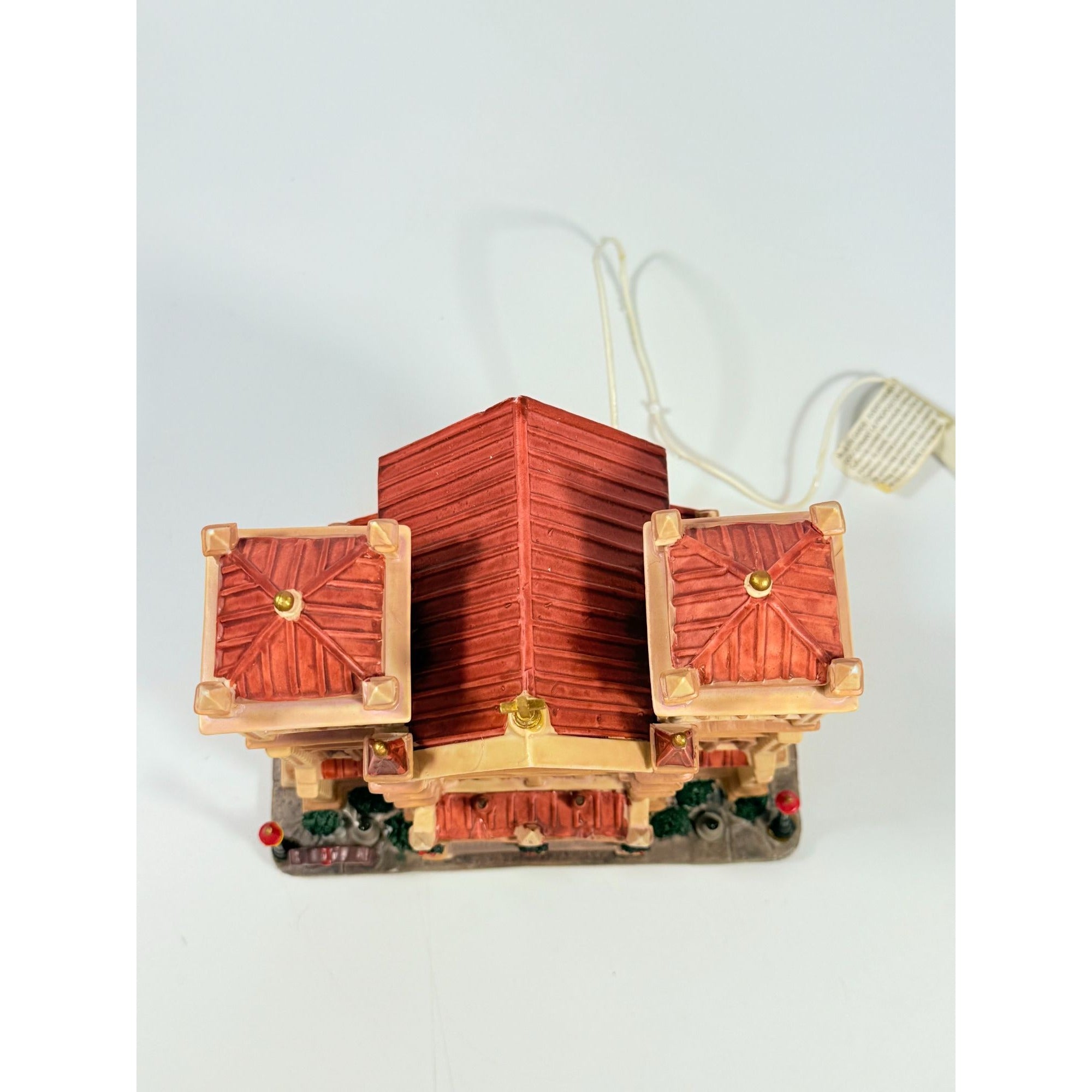 Christmas Village Collectible | Lemax Caddigton All Saints Cathedral Lighted Exterior Building | Vintage Christmas Holiday Decor Houses