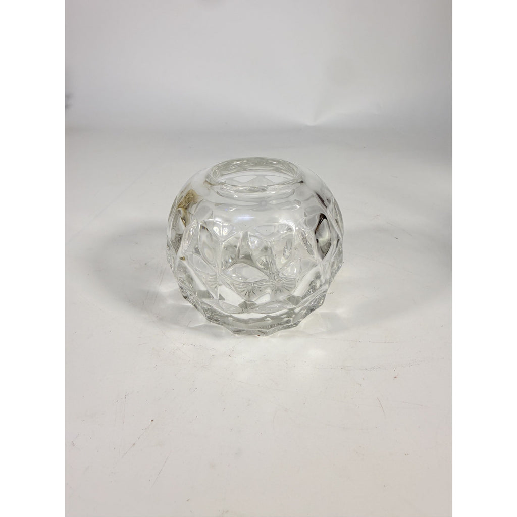 Fairy Lamp Fostoria American Cubist Votive Candle Holder Tea Light 1 Piece Rare Collectible Home Decor Decorative Accent