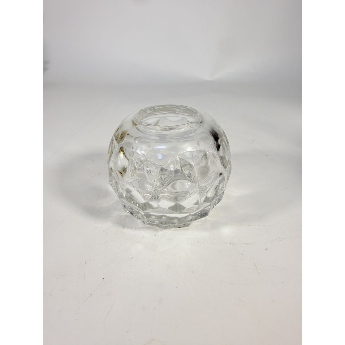 Fairy Lamp Fostoria American Cubist Votive Candle Holder Tea Light 1 Piece Rare Collectible Home Decor Decorative Accent