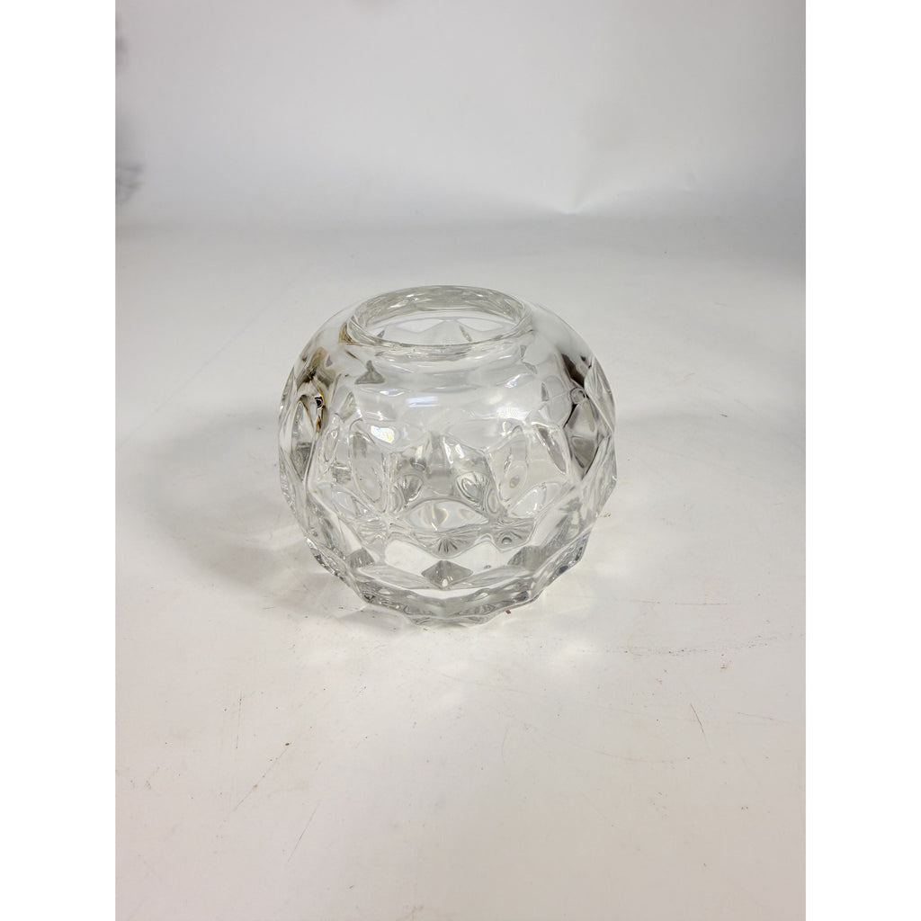 Fairy Lamp Fostoria American Cubist Votive Candle Holder Tea Light 1 Piece Rare Collectible Home Decor Decorative Accent