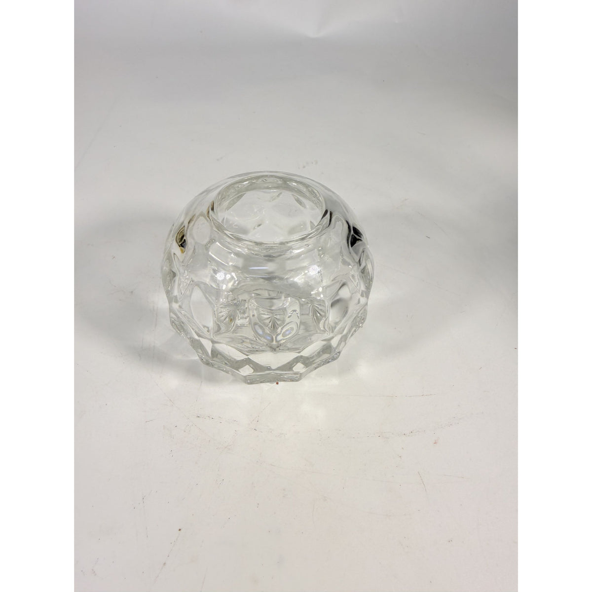 Fairy Lamp Fostoria American Cubist Votive Candle Holder Tea Light 1 Piece Rare Collectible Home Decor Decorative Accent