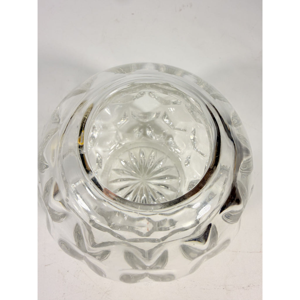 Fairy Lamp Fostoria American Cubist Votive Candle Holder Tea Light 1 Piece Rare Collectible Home Decor Decorative Accent