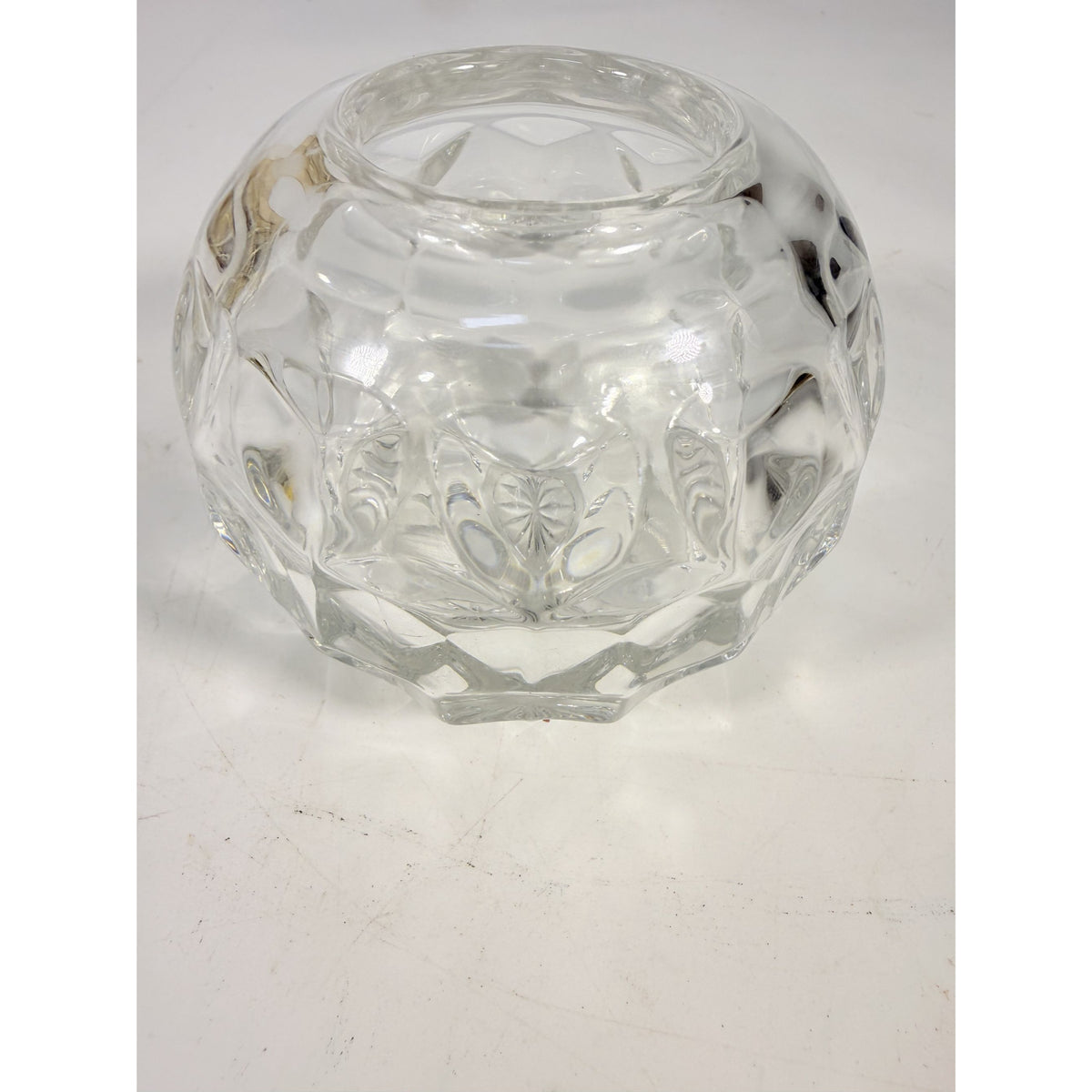 Fairy Lamp Fostoria American Cubist Votive Candle Holder Tea Light 1 Piece Rare Collectible Home Decor Decorative Accent