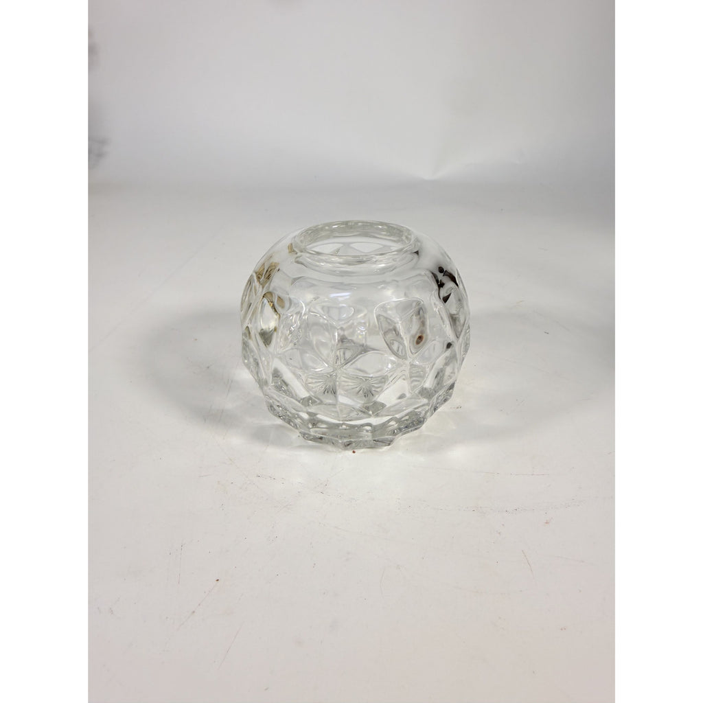 Fairy Lamp Fostoria American Cubist Votive Candle Holder Tea Light 1 Piece Rare Collectible Home Decor Decorative Accent