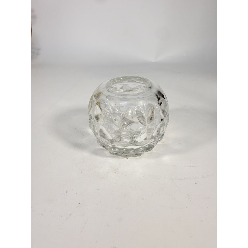 Fairy Lamp Fostoria American Cubist Votive Candle Holder Tea Light 1 Piece Rare Collectible Home Decor Decorative Accent