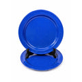 Enamel Plates Set 2 Blue Spatter Graniteware Camping Replacement Vintage Farmhouse Primitive