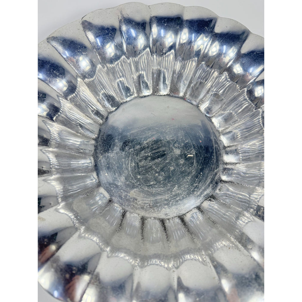 Pewter Bowl Silver Large Fruit Serving Holland Boone Shell Scalloped Round Replacement Dishes Holiday Party Wedding Gift Traditional Home