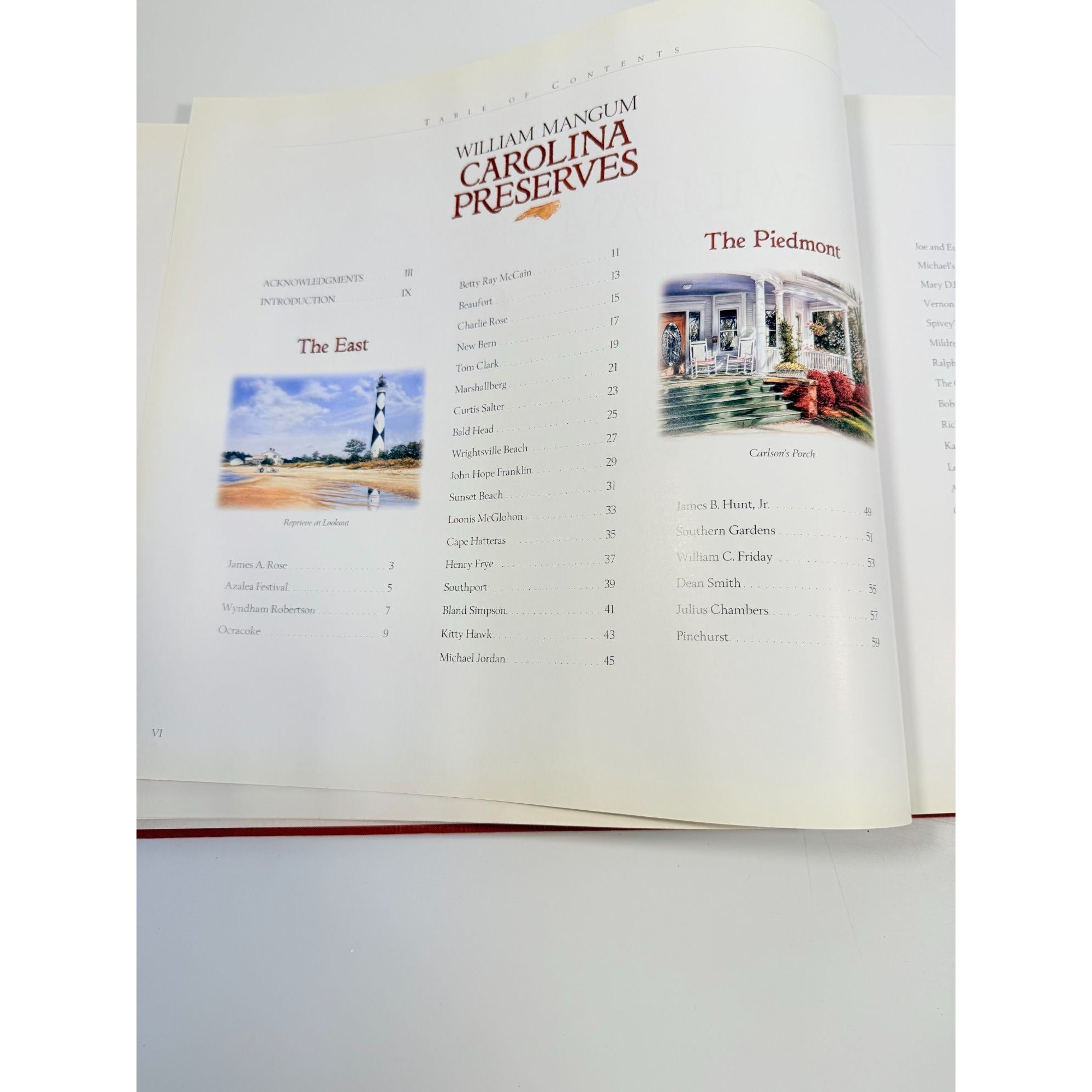 Willam Magnum "Carolina Preserves" First Edition Hardcover Dust Cover Vintage Coffee Table Books North Carolina Local Artist Gift Home Decor