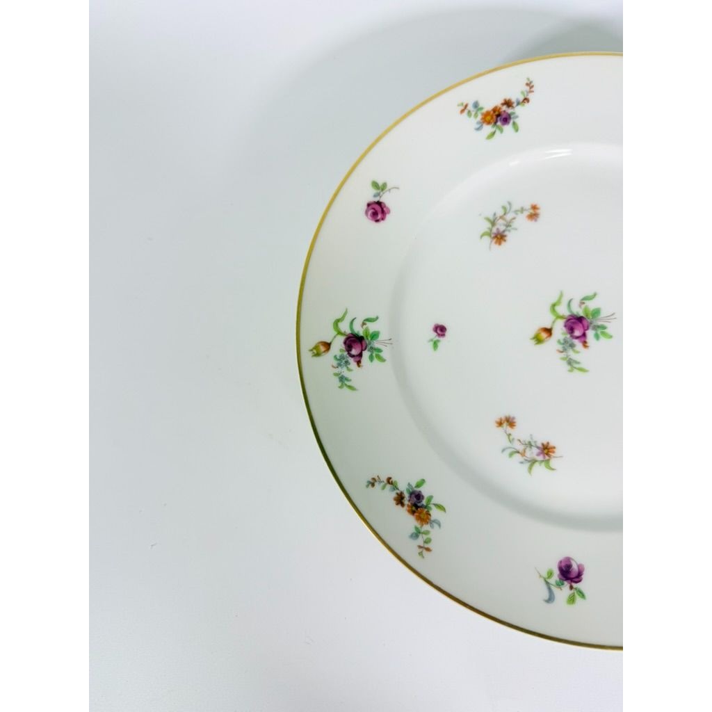Dinner Plates Set 4 Haviland Migonette Limoges France Replacement China French Floral Bone Vintage Wedding
