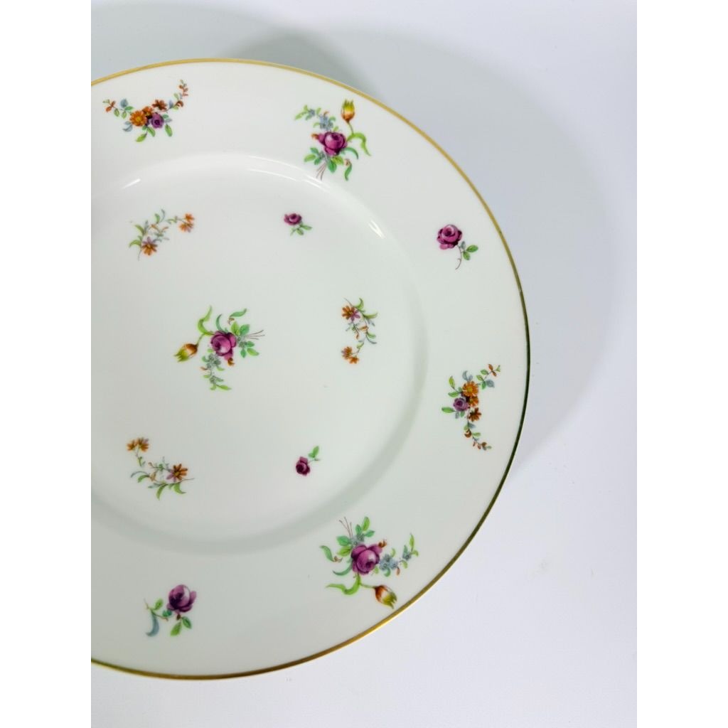 Dinner Plates Set 4 Haviland Migonette Limoges France Replacement China French Floral Bone Vintage Wedding