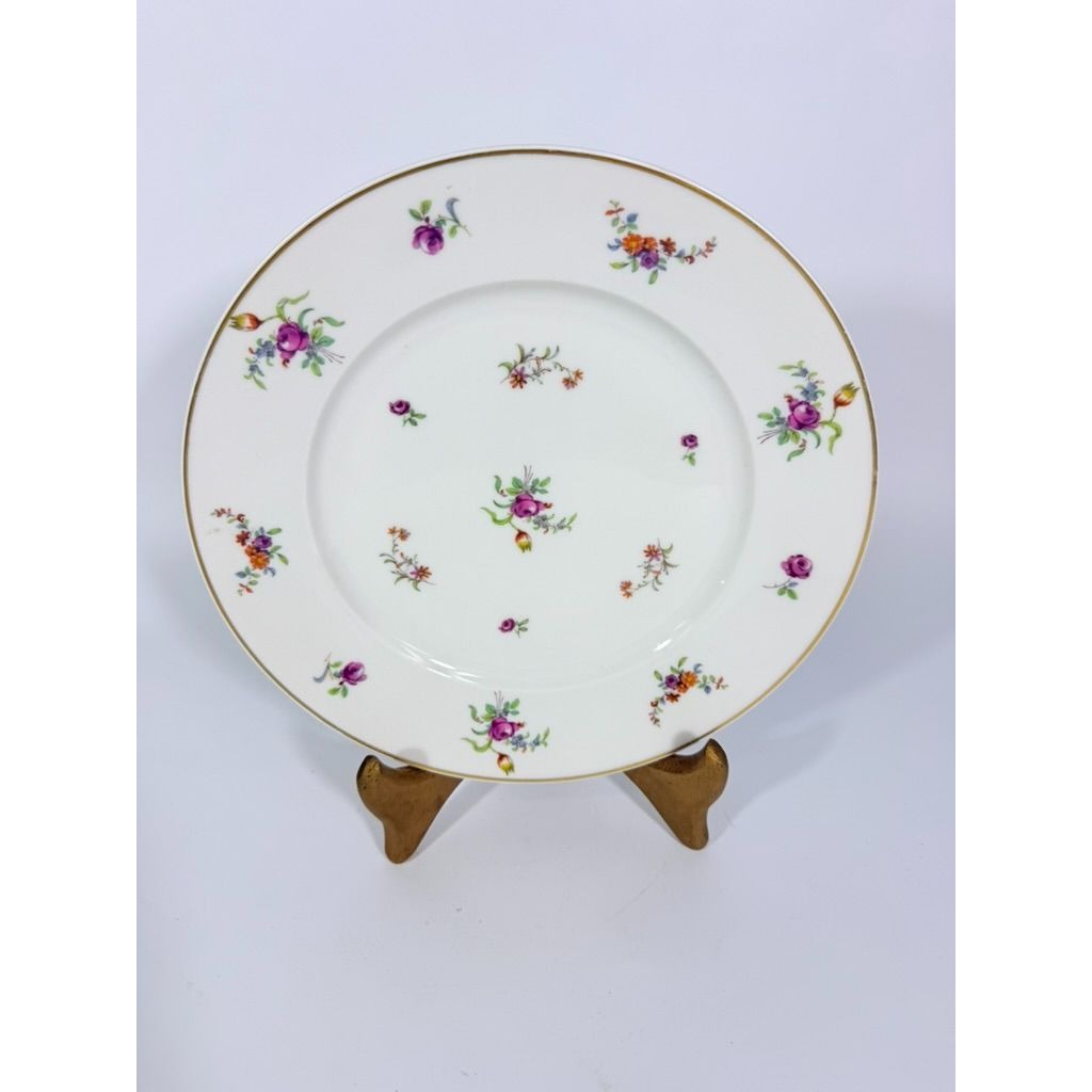 Dinner Plates Set 4 Haviland Migonette Limoges France Replacement China French Floral Bone Vintage Wedding