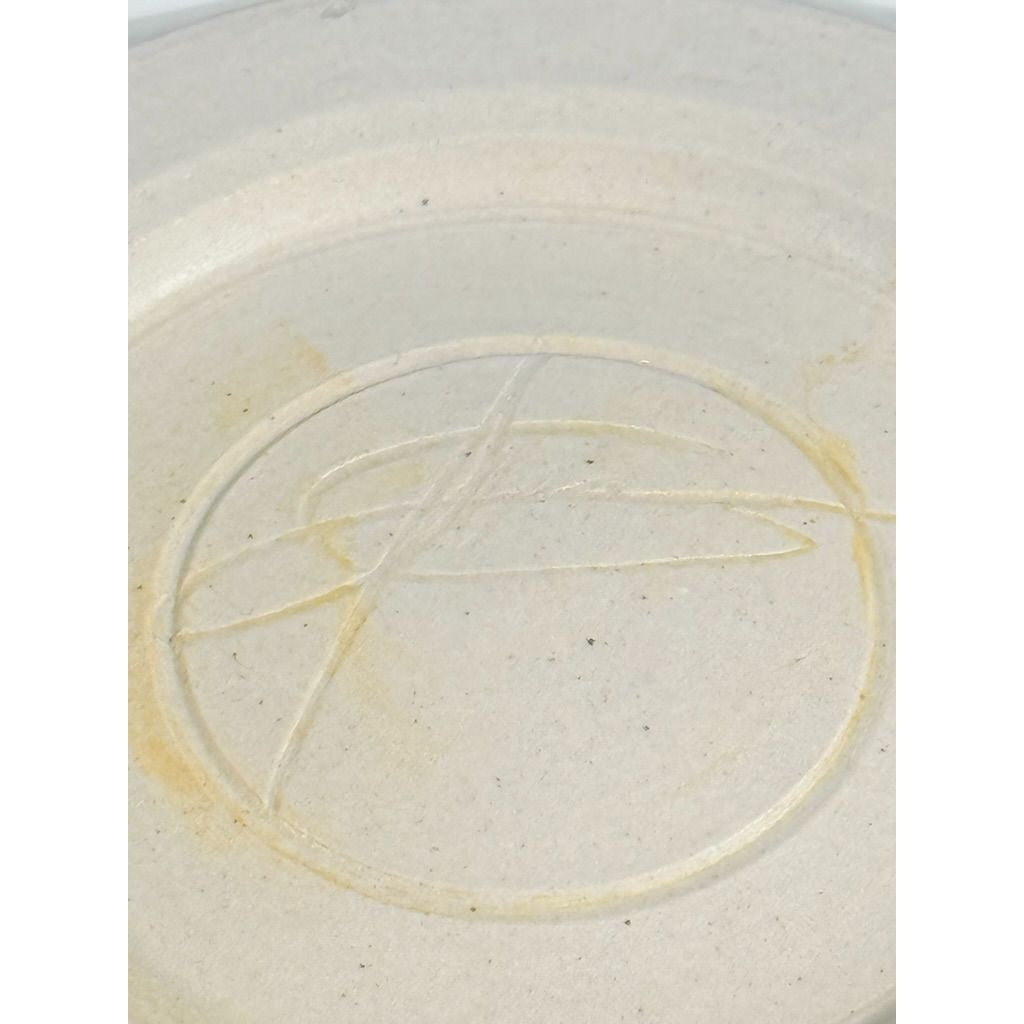 Pottery Bowl Hand Thrown Geoffrey Lloyd potter North Carolina Drip Glaze Green Handmade Collectible Piedmont NC