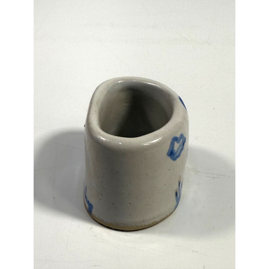 MA Hadley Pottery Stoneware Napkin Ring Duck USA Replacement China Tableware Kitchenware Servingware Kitchen Dining Collectible