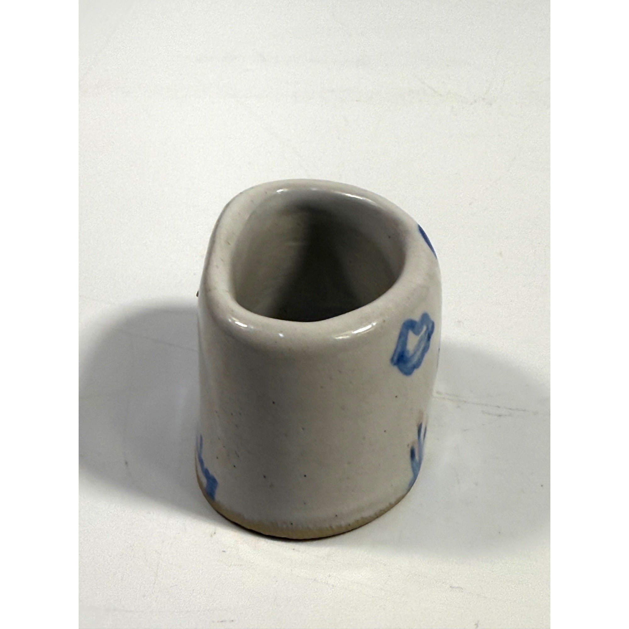 MA Hadley Pottery Stoneware Napkin Ring Duck USA Replacement China Tableware Kitchenware Servingware Kitchen Dining Collectible