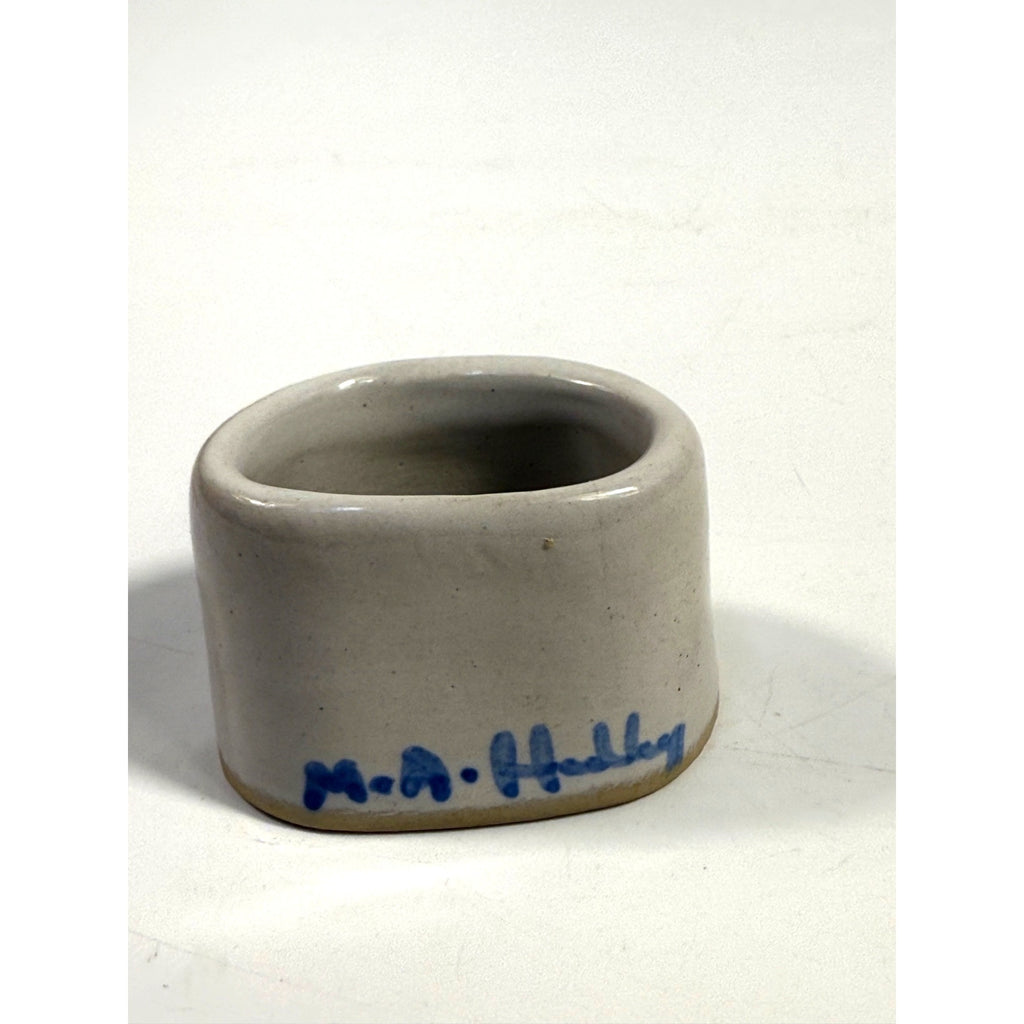 MA Hadley Pottery Stoneware Napkin Ring Duck USA Replacement China Tableware Kitchenware Servingware Kitchen Dining Collectible