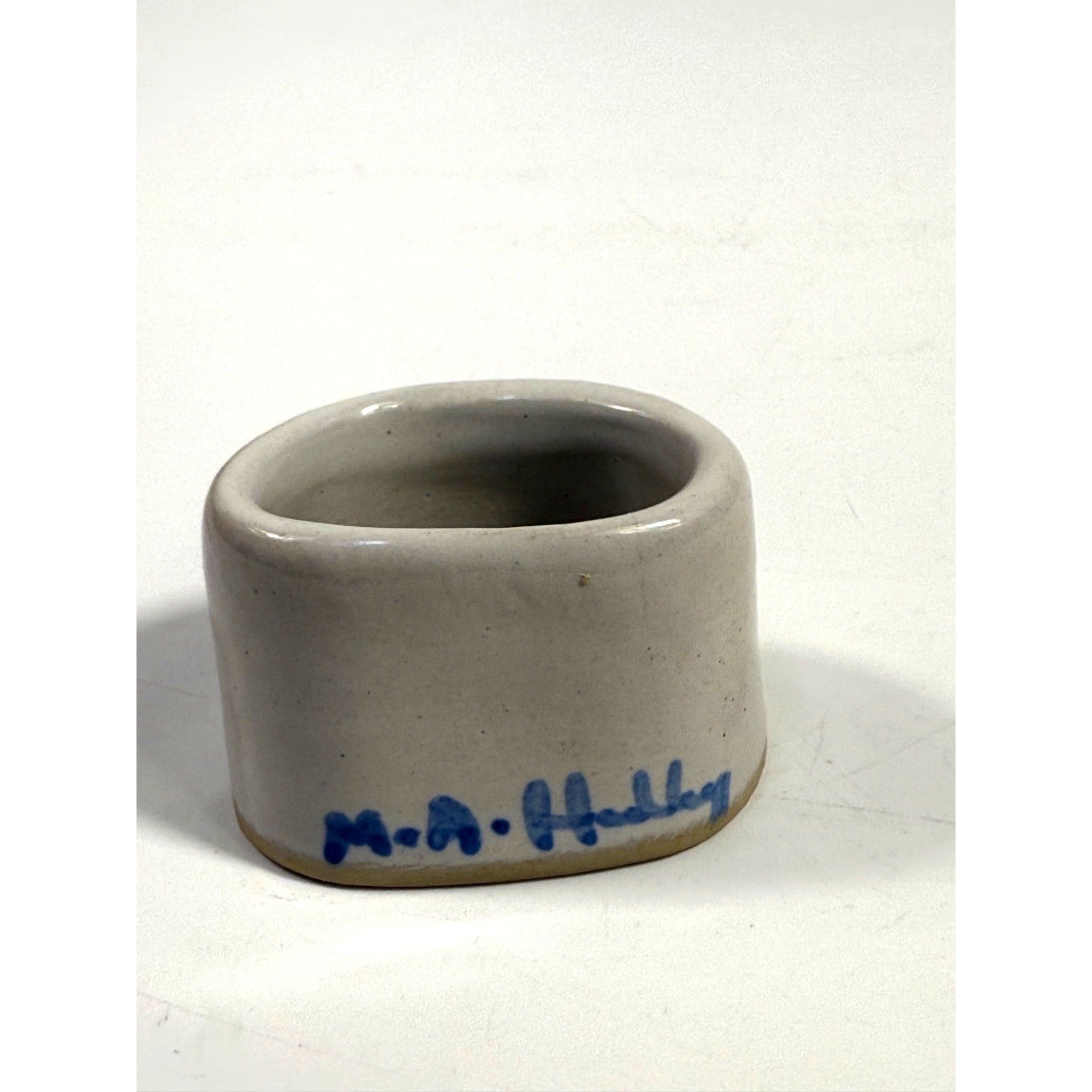 MA Hadley Pottery Stoneware Napkin Ring Duck USA Replacement China Tableware Kitchenware Servingware Kitchen Dining Collectible