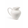 Ironstone Ceramic Pitcher White Ribbed Beehive Fapor Portugal Textured Stoneware Kitchen Dining Servingware Vintage Traditional Vase Accents