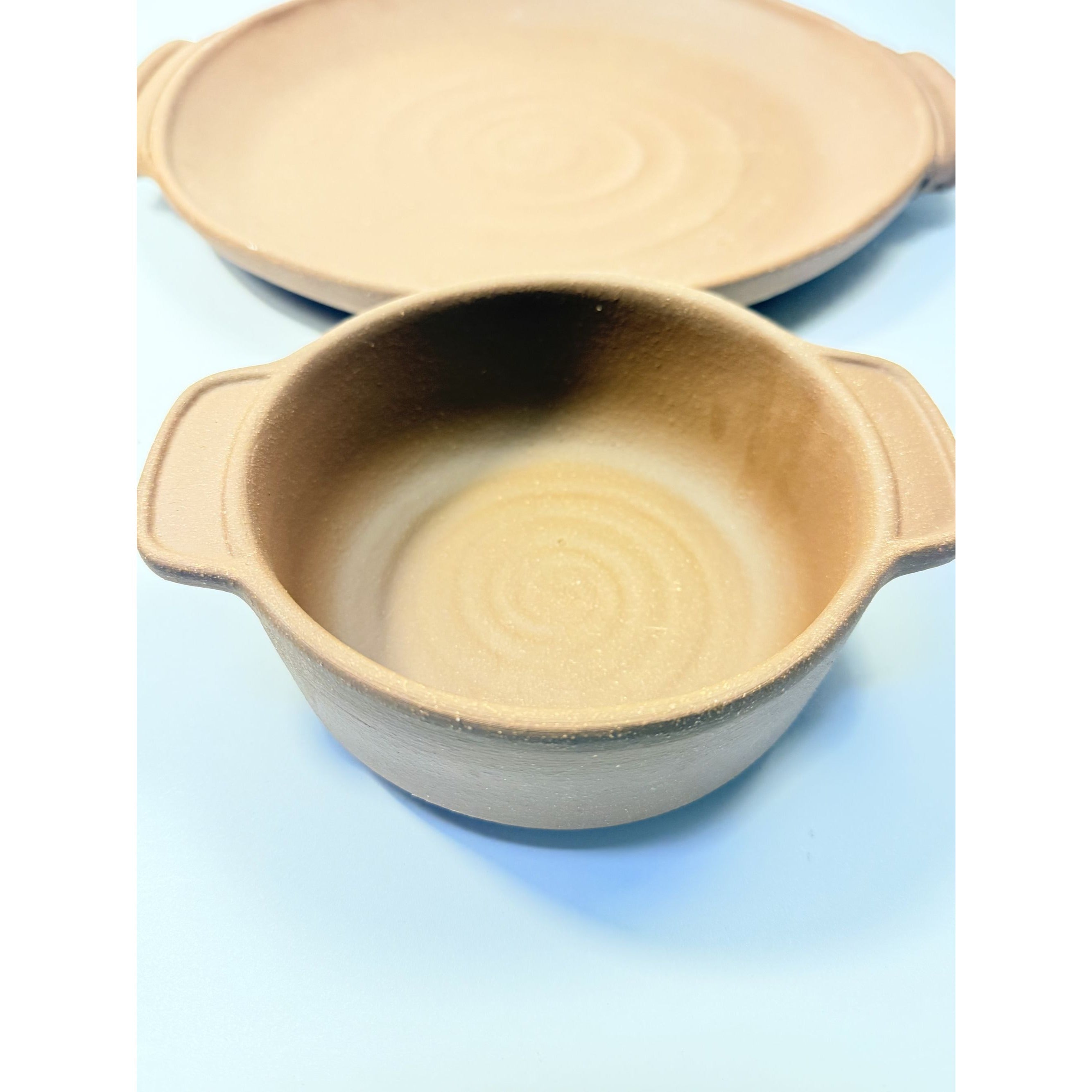 Terra Cotta Nacho Platter Pottery Baker Set Vintage Bob Curry Potter Clay Cooking Kitchenware Baking Dish Salsa Ovenware Serving Dish