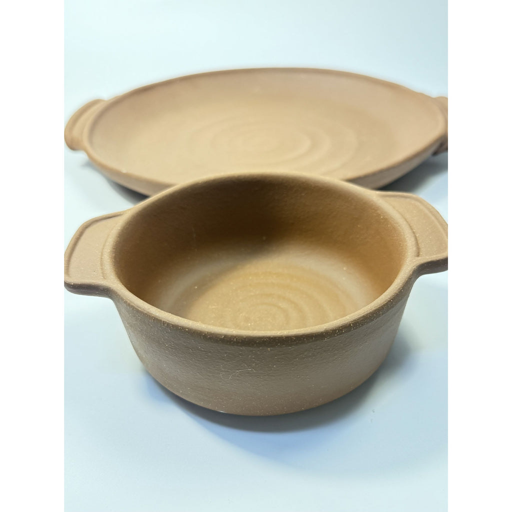 Terra Cotta Nacho Platter Pottery Baker Set Vintage Bob Curry Potter Clay Cooking Kitchenware Baking Dish Salsa Ovenware Serving Dish