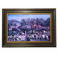 Art Print Hunting Scene Ralph Lamberton and His Hounds by James Ward Large Ralph Lauren Style Home Wall Decor Country Club Hunting Lodge