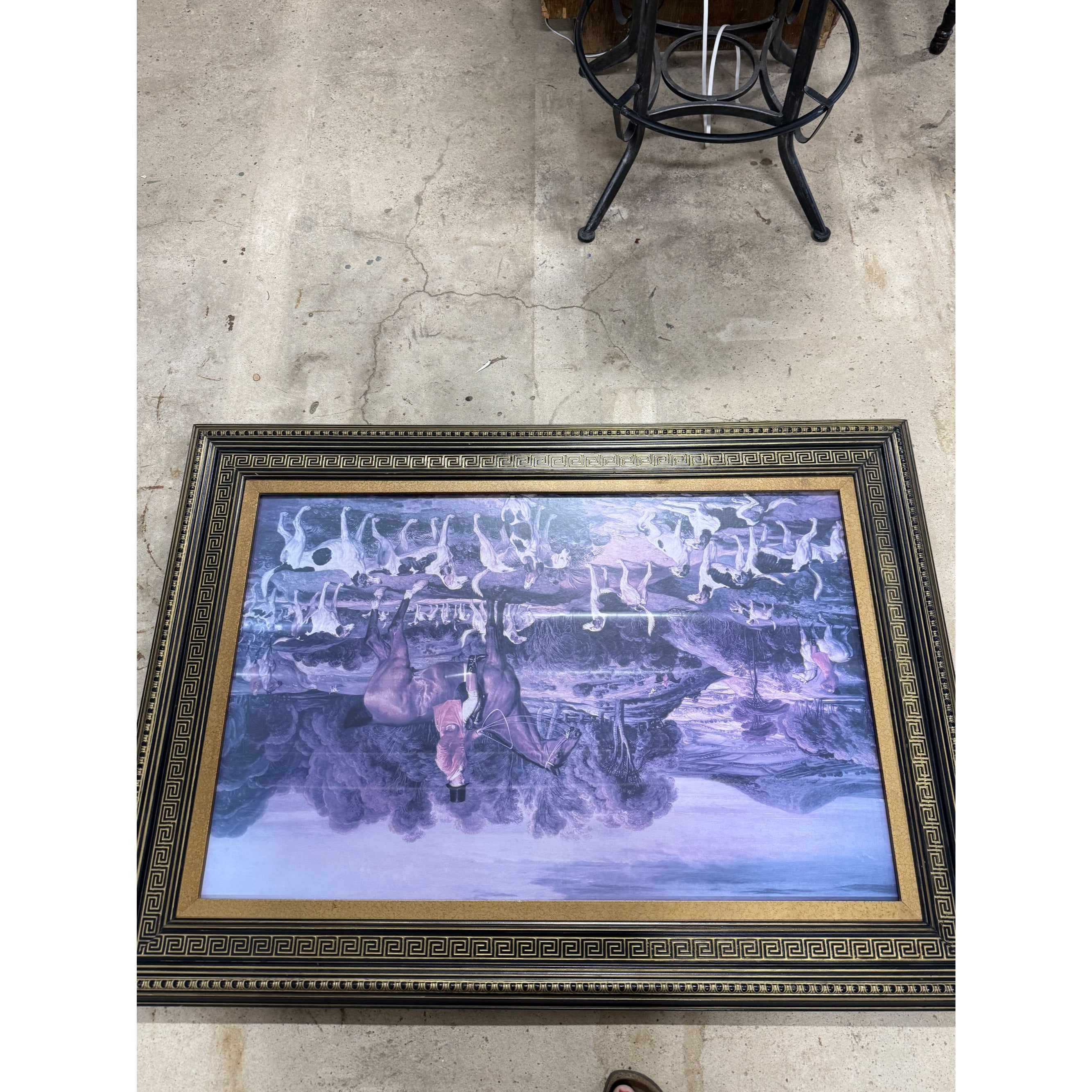 Art Print Hunting Scene Ralph Lamberton and His Hounds by James Ward Large Ralph Lauren Style Home Wall Decor Country Club Hunting Lodge