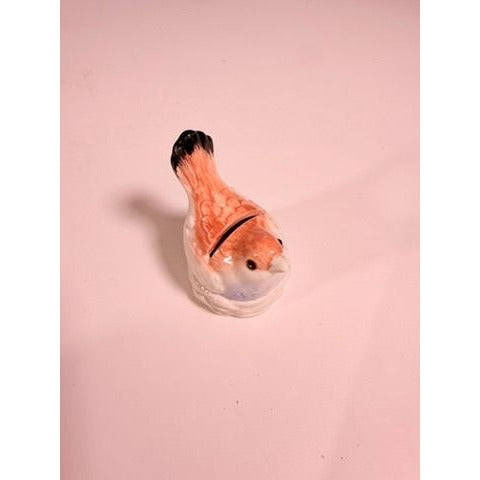 Place Card Holders Figural Birds Pastel Peach Robin Egg Blue Set 6  Fitz and Floyd Paisley Park Tableware Replacement China