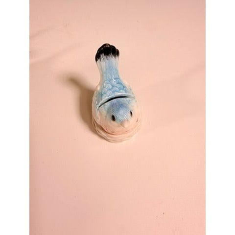 Place Card Holders Figural Birds Pastel Peach Robin Egg Blue Set 6  Fitz and Floyd Paisley Park Tableware Replacement China