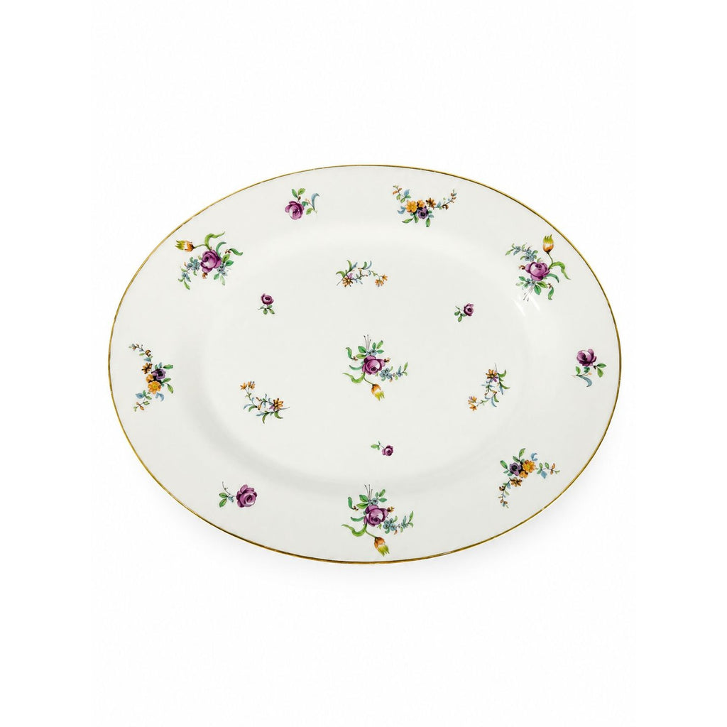 Oval Serving Platter 11" Haviland Migonette Limoges France Replacement China French Floral Bone Vintage Wedding