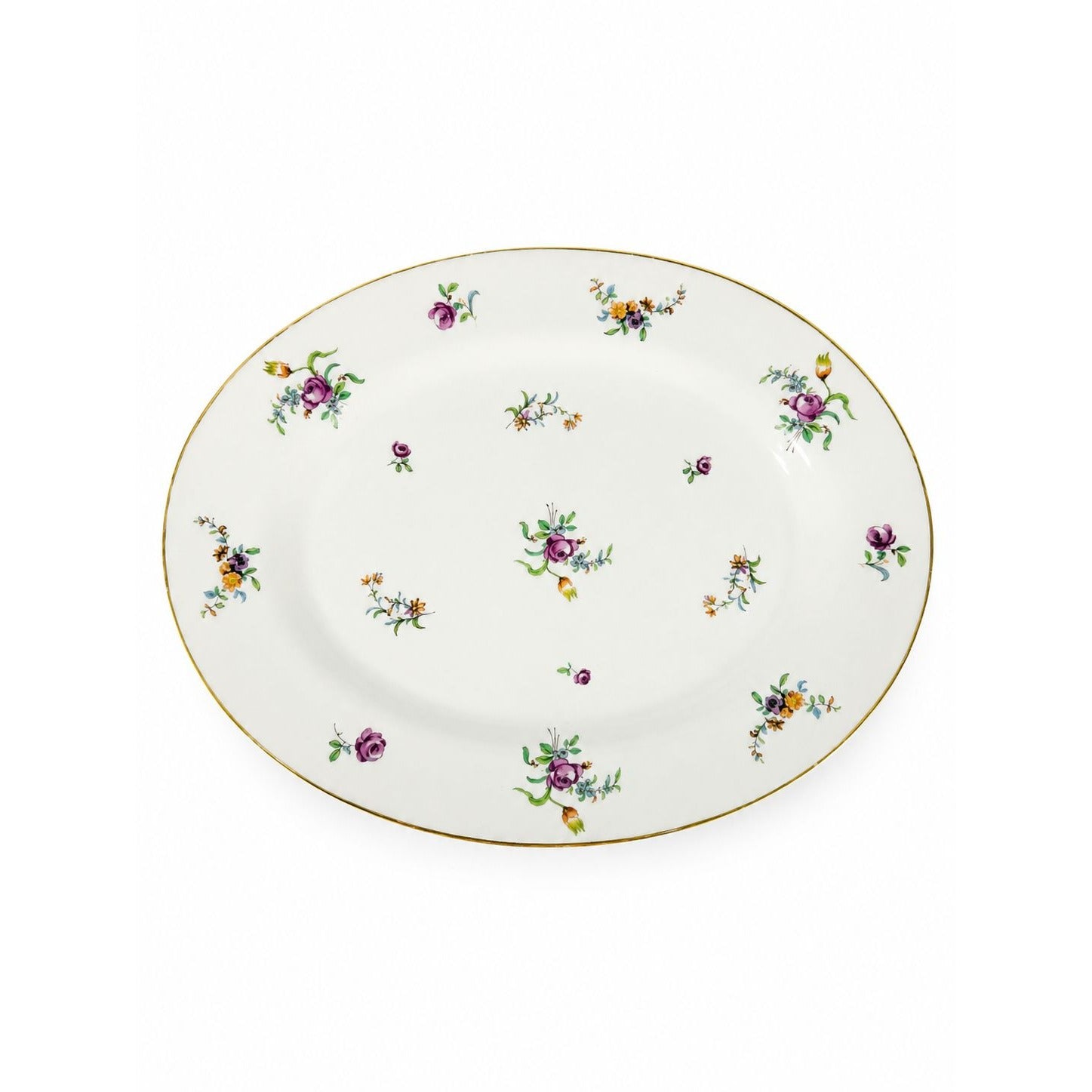 Oval Serving Platter 11" Haviland Migonette Limoges France Replacement China French Floral Bone Vintage Wedding