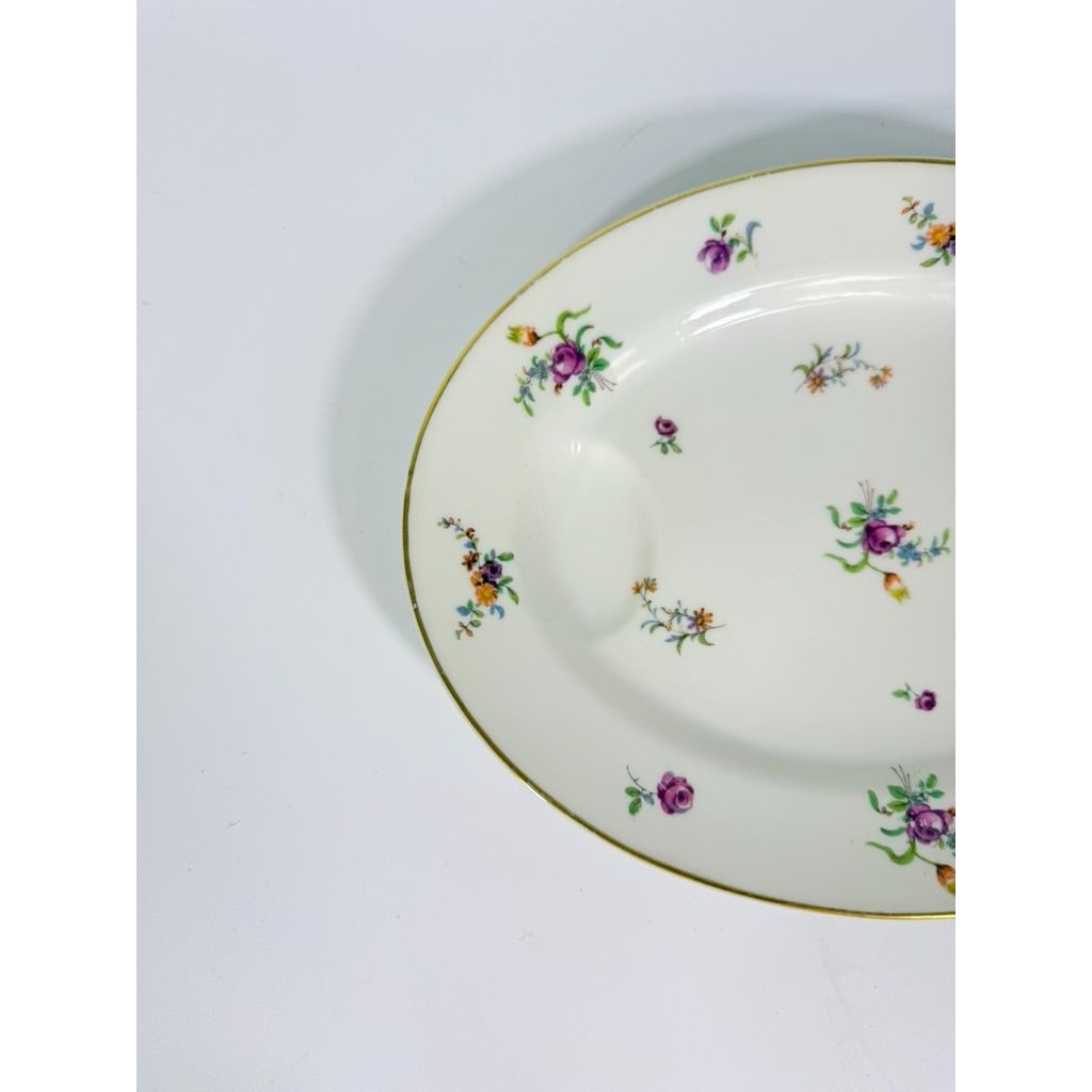 Oval Serving Platter 11" Haviland Migonette Limoges France Replacement China French Floral Bone Vintage Wedding